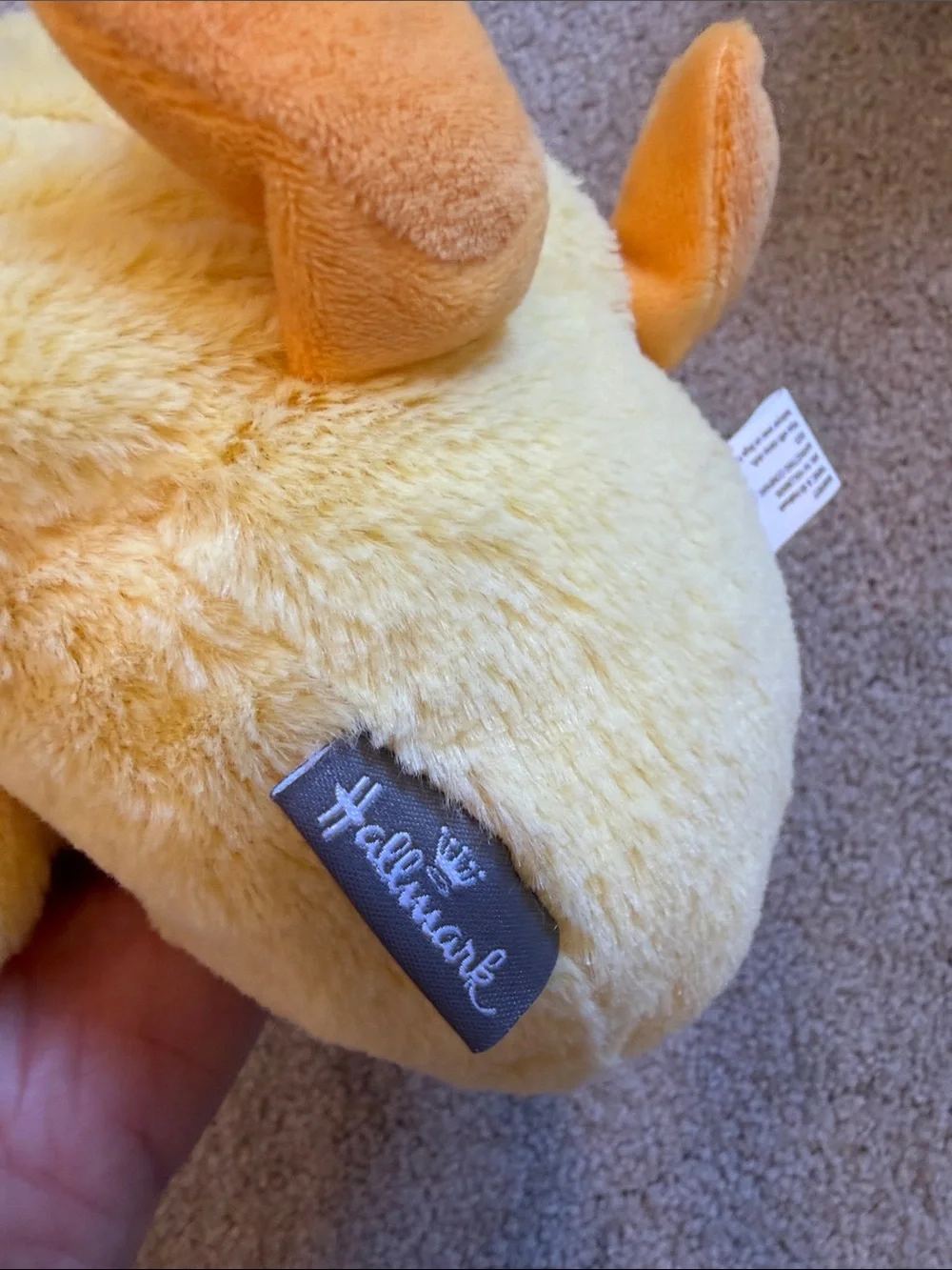 Hallmark Yellow Plush Duck Pet Toy Pair